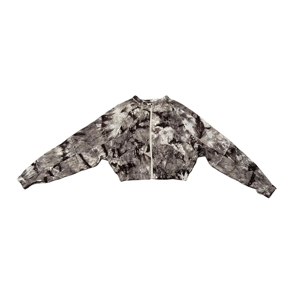 GYMSHARK Elevate Woven Jacket Cement Brown Spray Die Colorway Sz S